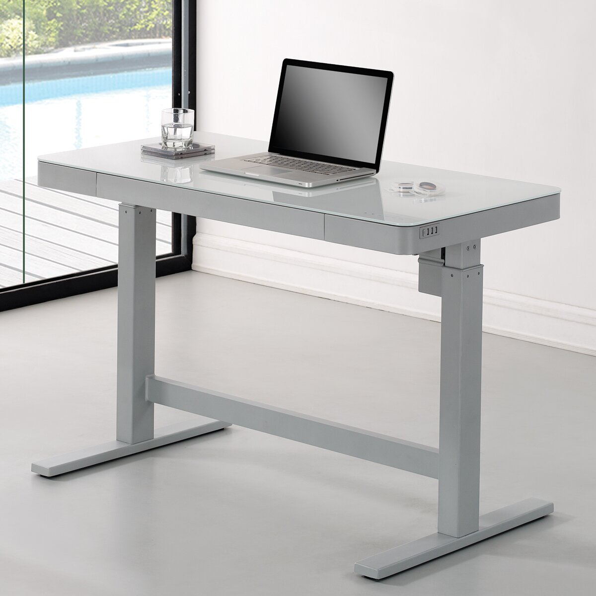 Wildon Home ® Adjustable Standing Desk & Reviews Wayfair